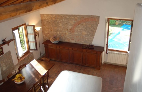 Mercatale Val di Pesa Casa | Dependencia con piscina en Chianti