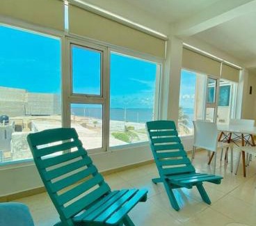 Boca del Río Apartamento | Depto Excelente ubicación Vista parcial Mar