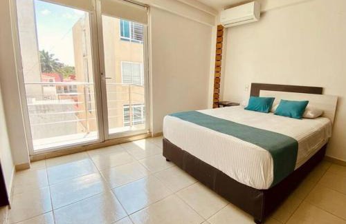 Boca del Río Apartamento | Depto Excelente ubicación Vista parcial Mar