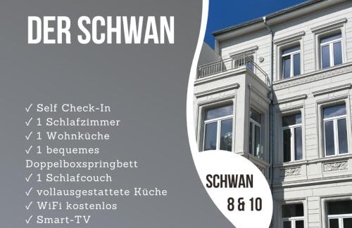 Dueren Apartamento | Der Schwan 8 & 10 - zentral- stilvoll