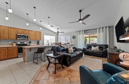 East Mesa Casa | Desert Oasis Retreat w/Private Pool, Modern Comfort & Space for 10!
