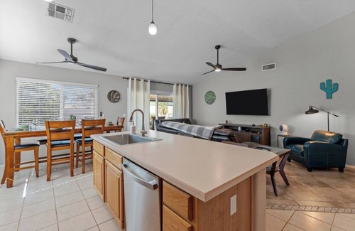 East Mesa Casa | Desert Oasis Retreat w/Private Pool, Modern Comfort & Space for 10!