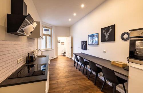 Pirna Apartamento | Design Altstadtperle mit 2 Schlafzimmer- 6 Personen-Waschmaschine - Parkplatz-Infrarotkabine