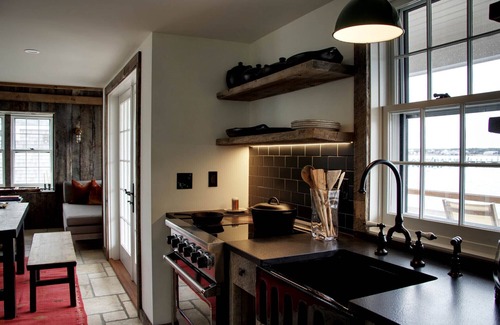 Nantucket Town Cabaña | Design cottage on wharf in town - huge private deck, private dock