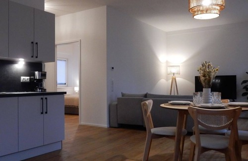 Bad Kreuznach Apartamento | Design loft │ near old town │ parking lot │ 84 m² - vacation home│ central │3 Whg