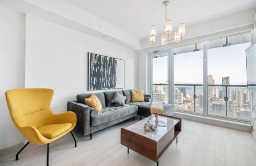 Downtown Toronto Apartamento | Designer 1BR Suite with CN Tower, Skyline view