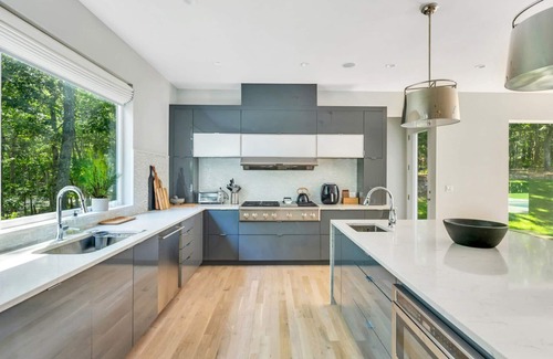 Water Mill Casa | Designer Gut Renovated Farmhouse on over 1 Acre, Numerous Spacious Living...