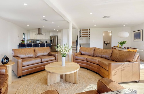 Agoura Hills Casa | Designer Malibu Retreat w/ Private Pool, Dual Firepits, and A+ Panoramic Views