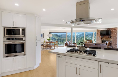 Agoura Hills Casa | Designer Malibu Retreat w/ Private Pool, Dual Firepits, and A+ Panoramic Views