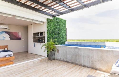 Ekbalan Apartamento | Designer Penthouse - Rooftop Pool & Jungle View