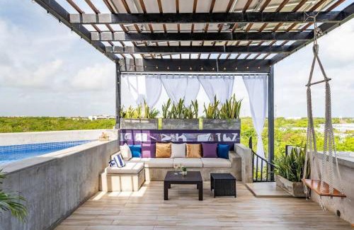 Ekbalan Apartamento | Designer Penthouse - Rooftop Pool & Jungle View