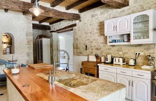 Cours-de-Monsegur Casa | Villa de lujo - espaciosa, piscina climatizada, barbacoa, gran jardín