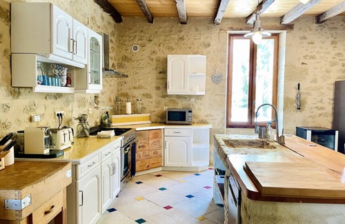 Cours-de-Monsegur Casa | Villa de lujo - espaciosa, piscina climatizada, barbacoa, gran jardín