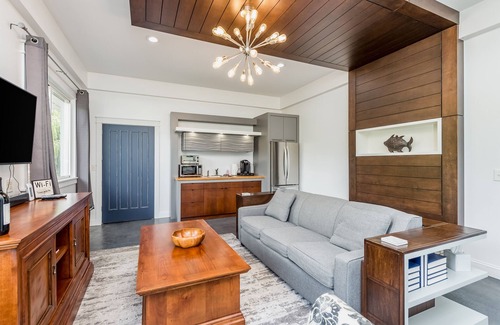 Swannanoa Apartamento | Desirable escape near downtown with firepit, fast WiFi, central AC & kitchenette