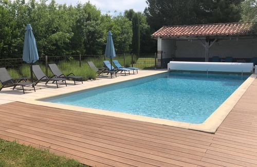 Fauroux Casa | Casas y tranquila con piscina privada, cerca de Lauzerte