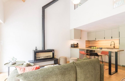 La Glacerie Cabaña | Casa independiente con piscina compartida y terraza en Cherburgo