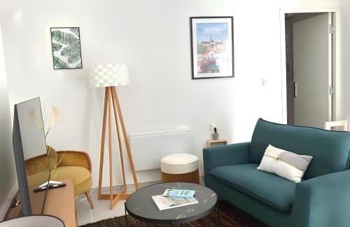 Sainte-Anne - Faubourg Noyon Apartamento | Dewailly, 2 chambres, 3 lits, élégant, 700m centre ville