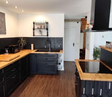 Bergen auf Ruegen Apartamento | Die große Klecks mit Sauna