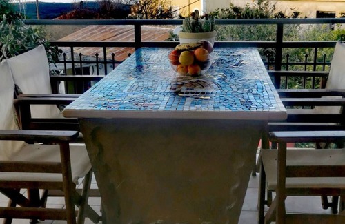 Alonia Apartamento | ¡la casa de Dionysia con terraza con vistas al mar!