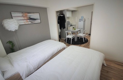 Chuo Ward Apartamento | Discount for consecutive nights Westernstyle tw - Sunpark Heights 201 / Kobe Hyōgo