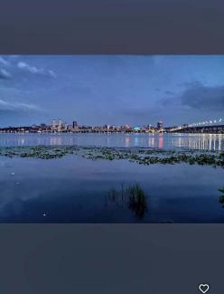 Dnipro Apartamento | Dnipro evening, view # Вечірній Дніпро у центрі, фантастичний вид