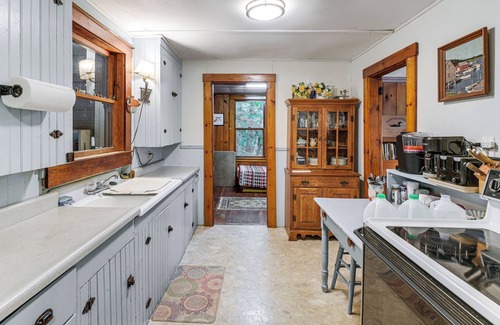 Dedham Cabaña | Dock, Beach, Views: Rustic Green Lake Cottage