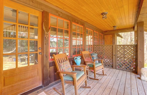 Argo Cabaña | Dock, Canoe & Patio: Lakeside Cottage in Alabama