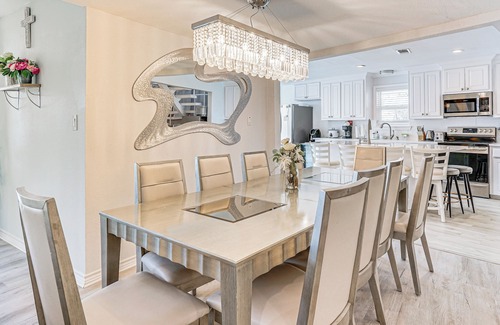 Runaway Bay Casa | Dock & Fire Pit: Riverfront Runaway Bay Retreat