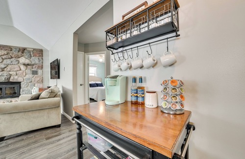 Cadillac Casa | Dock & Views: Lake Mitchell Home in Cadillac!