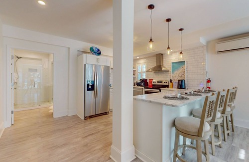 Ocean Isle Beach Casa | Dog-friendly, 8 minutes to beach with shared pool, covered patio, & big backyard