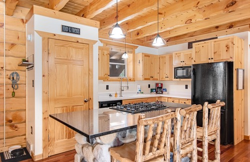 Arkdale Casa | Dog-friendly cabin on expansive land with a firepit, grill, game room, & W/D
