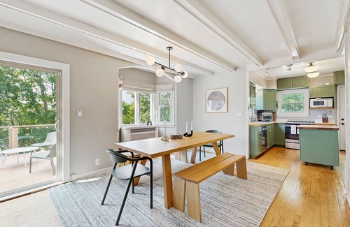 Baraboo Casa | Dog-friendly downtown home with hot tub & deck