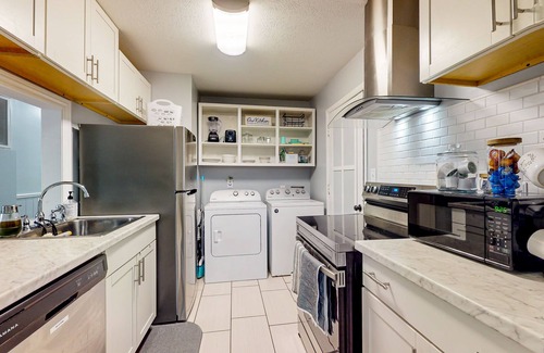 Westgate Casa | Dog-friendly hideaway with patio, smart TVs, electric fireplace, games, & AC