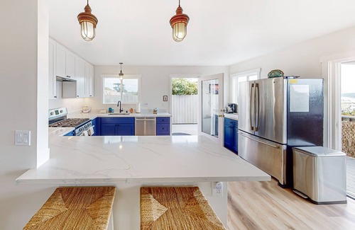 Old Town Casa | Dog-friendly home near local shops with bay & ocean view, deck, & wood stove