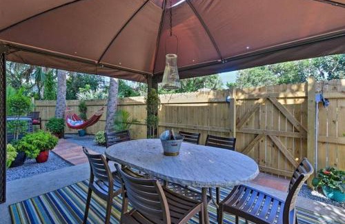 New Smyrna Beach Casa | Dog Friendly Home by Flagler Avenue! Fenced Yard and Garage! Walk to the Beach!