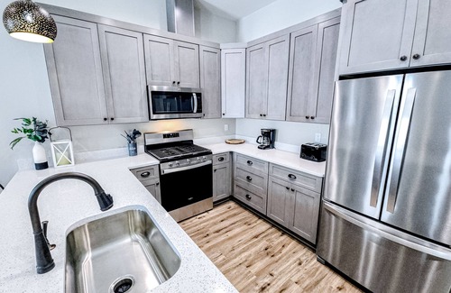 Port St. Joe Casa | Dog-friendly home with two full kitchens, balcony, AC, washers & dryers