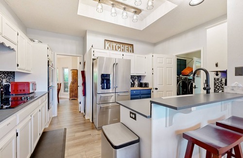 Austin Casa | Dog-friendly house with private pool, patio, grill, central AC, & washer/dryer