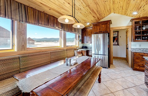 South Fork Casa | Dog-friendly riverfront retreat with hot tub, stunning views & screened porch
