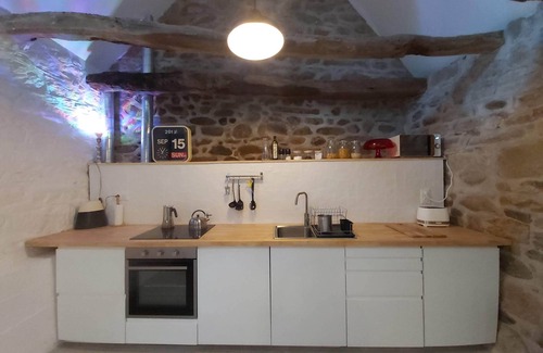 Douarnenez Cabaña | Glas Penty-Rural-Diseñador-Baño privado con ducha-Vista al Jardín