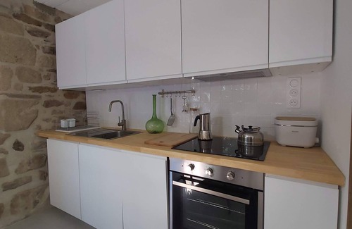 Douarnenez Cabaña | Glas Penty-Rural-Diseñador-Baño privado con ducha-Vista al Jardín