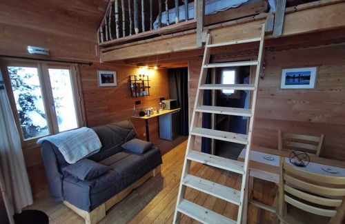 Le Lauzet-Ubaye Cabina | Domaine de l'Esperluette - Cabane Les Séolanes