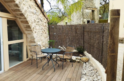 Le Caylar Apartamento | Domaine de Servières - Gîte le Studio sur Site Natura 2000 et Animaux de Ferme