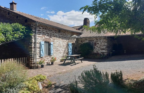 Combret Casa | Domaine du Plan Del Poux – Casa Rural para 8 Personas con Vista a las Montañas y Terraza