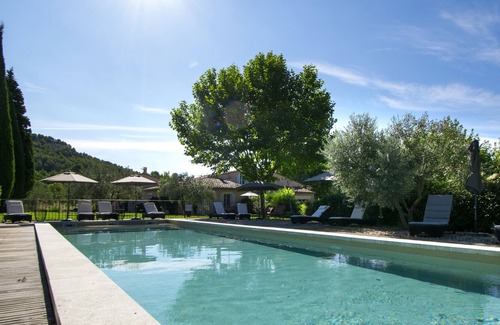 Gargas Cabaña | Pavie-Gîte-Estándar-Baño con ducha-Vista al patio