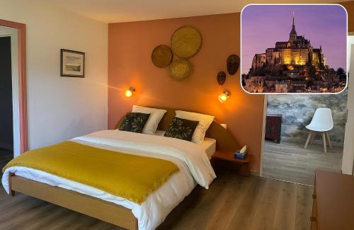 Servon Cama Y Desayuno | Domaine La Perruche Parenthèse poétique Vue Mont-Saint-Michel & Petit-déjeuner festin