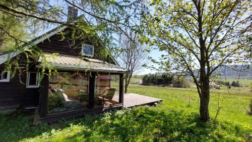 Lasowka Casa | Domek Adam z widokiem na góry Lasówka