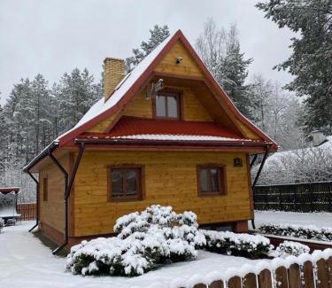 Walne Casa | Domek letniskowy w Puszczy Augustowskiej z sauną i balią