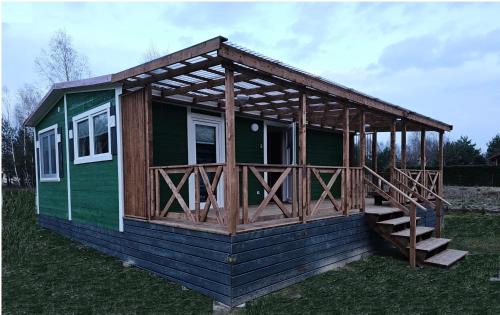 Olsznowo Casa | Domek letniskowy zielony-całoroczny
