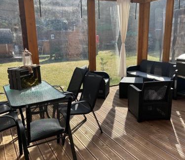 Chojnice Casa | Domki trzy jeziora z zewnętrznym SPA - sauna, balia do schładzania i jacuzzi