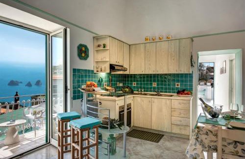 Sant'Agata sui Due Golfi Casa | Domus Smeraldo terrace and sea view Amalfi Coast